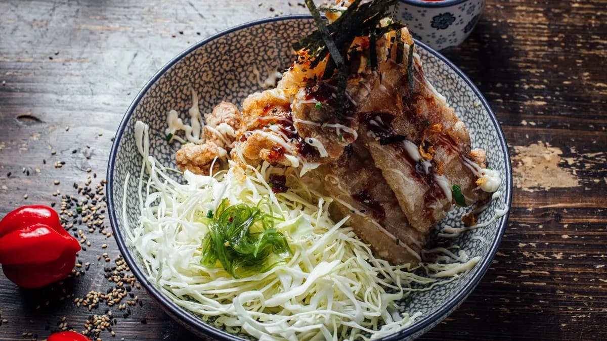 Juicy Ginger Pork with Rice (Full Meal)