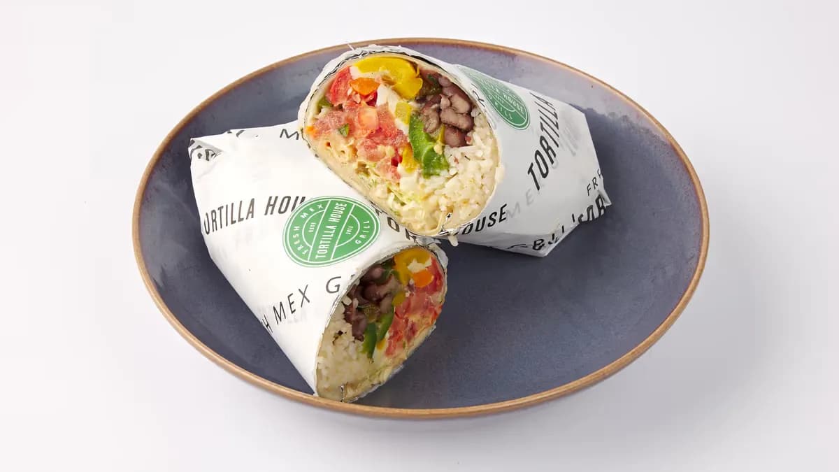 Roasted Vegetables Burrito