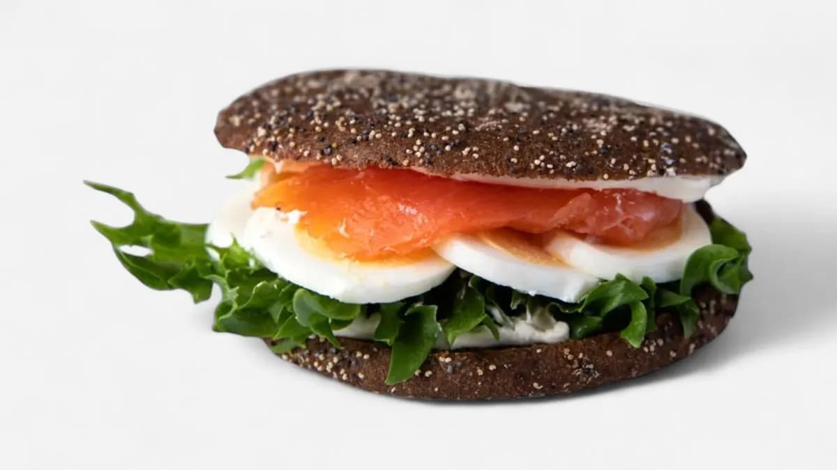 Lohi-kananmuna ruisleipä