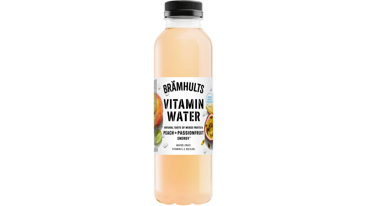 Brämhults Vitamin Water Peach & Passionfruit 0,5l