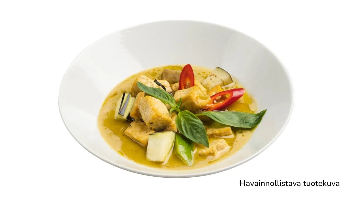 Thai green curry 🌶️🌶️ with tofu
