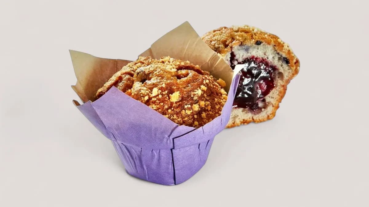 Blueberries Filled Muffin