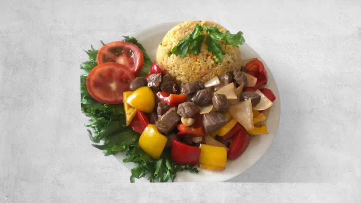 Bo luc lac - special beef with fried rice