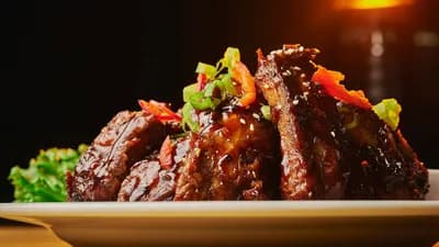 BBQ ribsit "teriyaki" (S-koko)