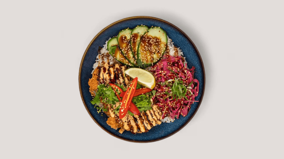 Vegan Asian BBQ Rice Bowl