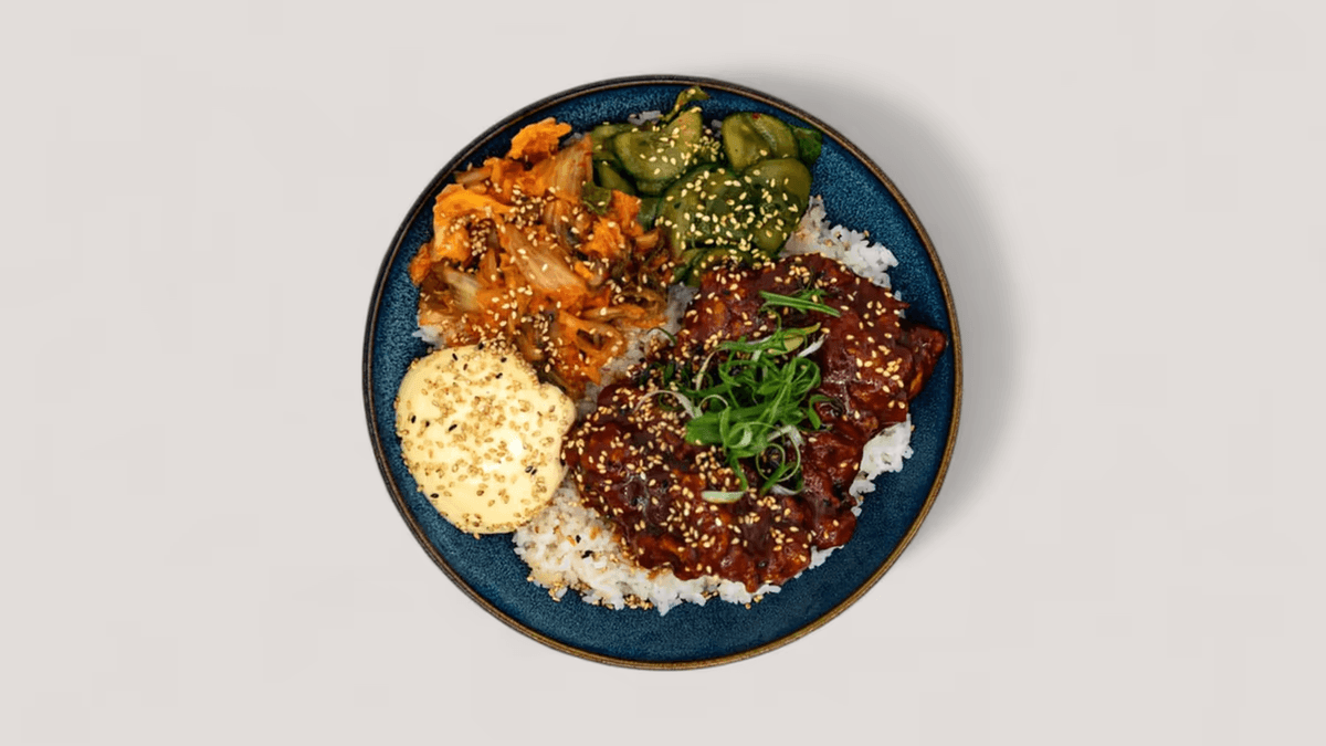 Pesco-Veggie Spicy Korean Rice Bowl
