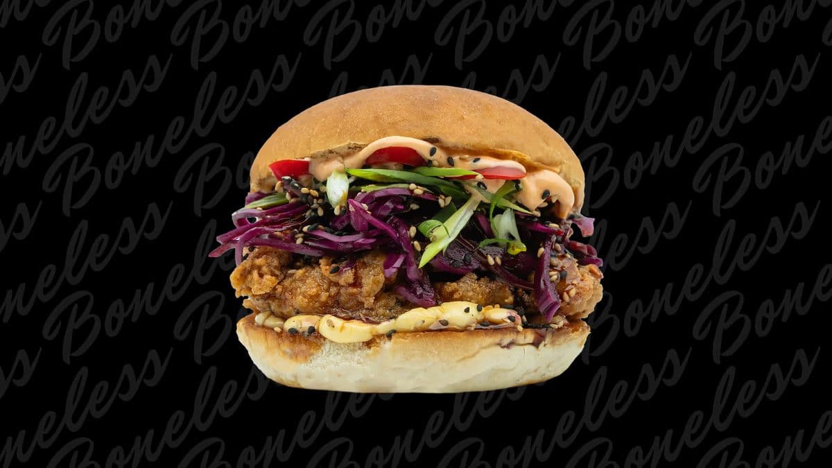 Asian BBQ Chicken Burger